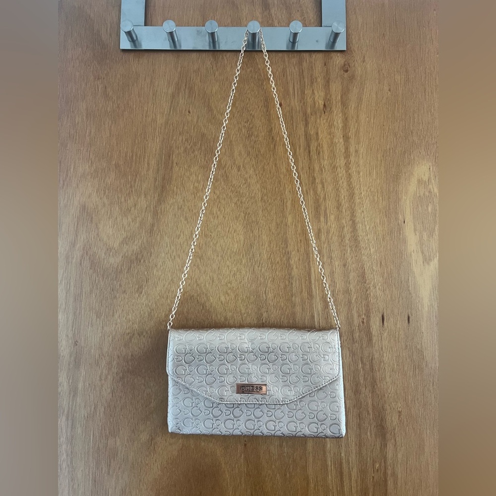 Rose gold guess bag